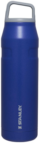 Stanley IceFlow cap-carry bottle closeup with rotating lid for quick, cold hydration on the go.