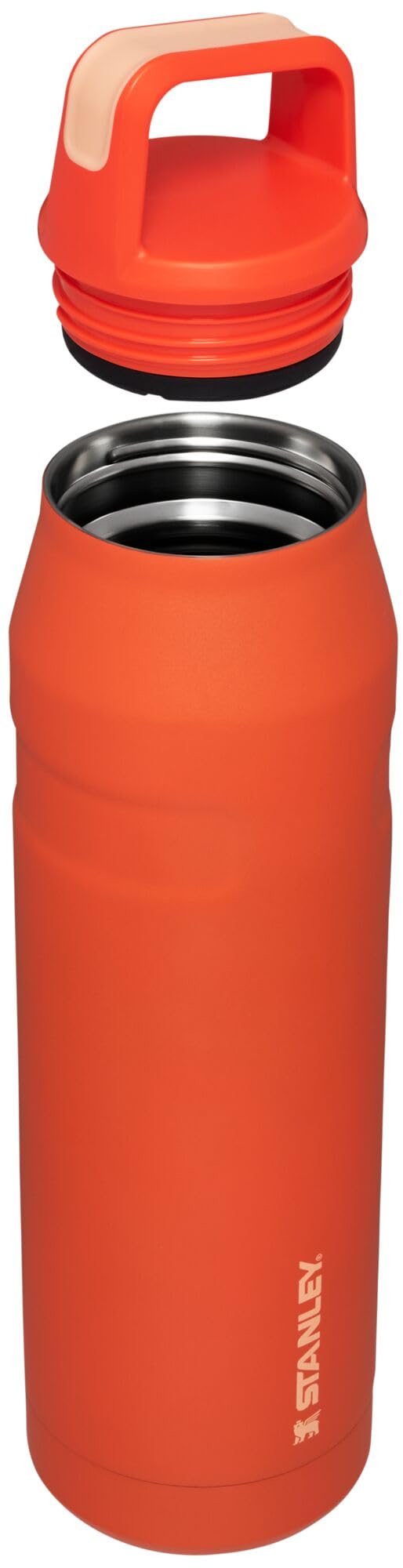 Double-wall insulation keeps Stanley IceFlow drinks cold for hours outdoors.