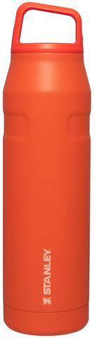 Stanley IceFlow Cap and Carry bottle angled lid enables quick sips on the go.