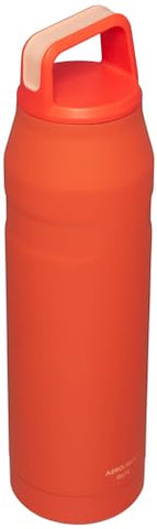 Close-up of soft-touch grip on Stanley IceFlow Cap and Carry bottle.