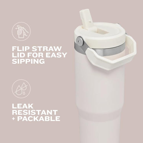 Stanley IceFlow 18/8 stainless steel resists dents and preserves flavor.