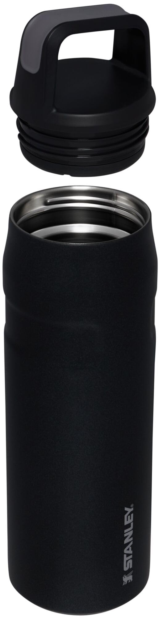 Stanley IceFlow lid with soft-touch grip supports comfortable transport during workouts.