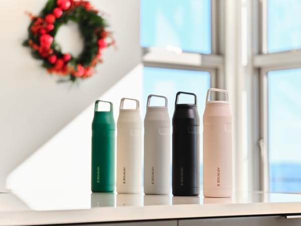 Stanley IceFlow sustainable 90% recycled steel reduces single-use plastic.