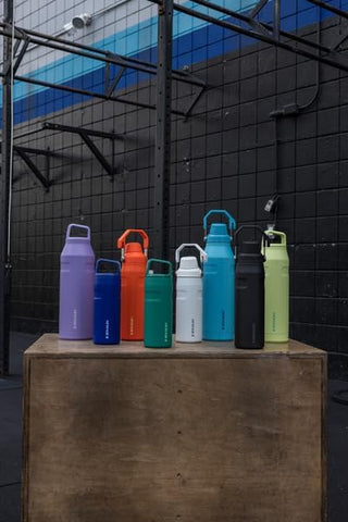 Stanley IceFlow travel-friendly bottle ready for trips, camping, and commutes.