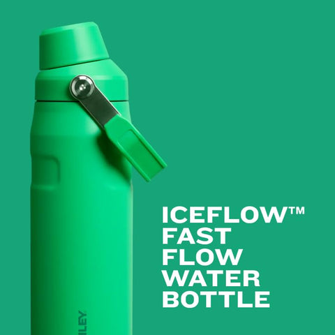 Stanley IceFlow wide mouth for quick ice filling and easy cleaning