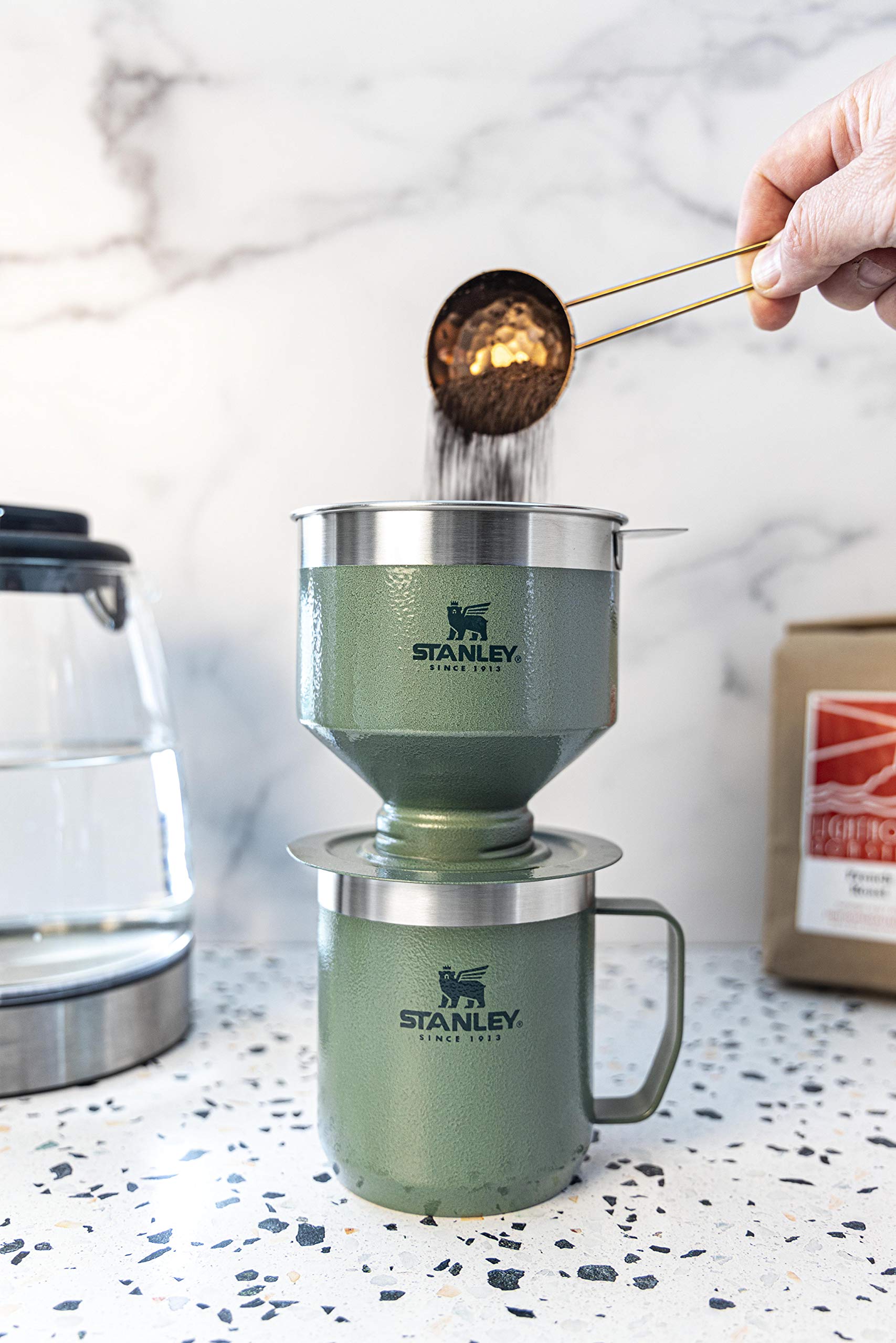STANLEY Perfect Brew Pour Over mug pairing with a 12 oz cup.