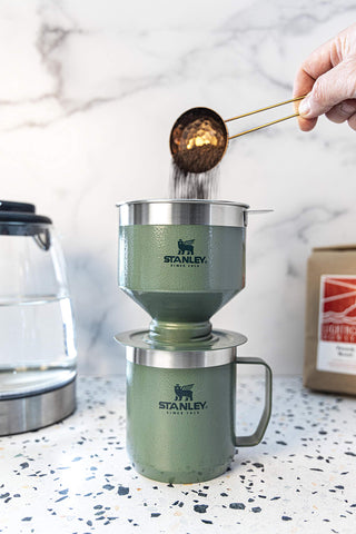 STANLEY Perfect Brew Pour Over mug pairing with a 12 oz cup.