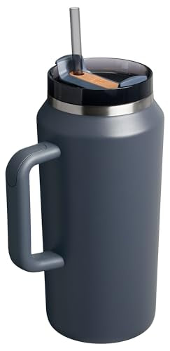 STANLEY 64 oz insulated stainless steel tumbler for cold or hot drinks on the go.