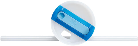 Stanley Quencher H2.0 Azure tumbler in cup holder, compact base.