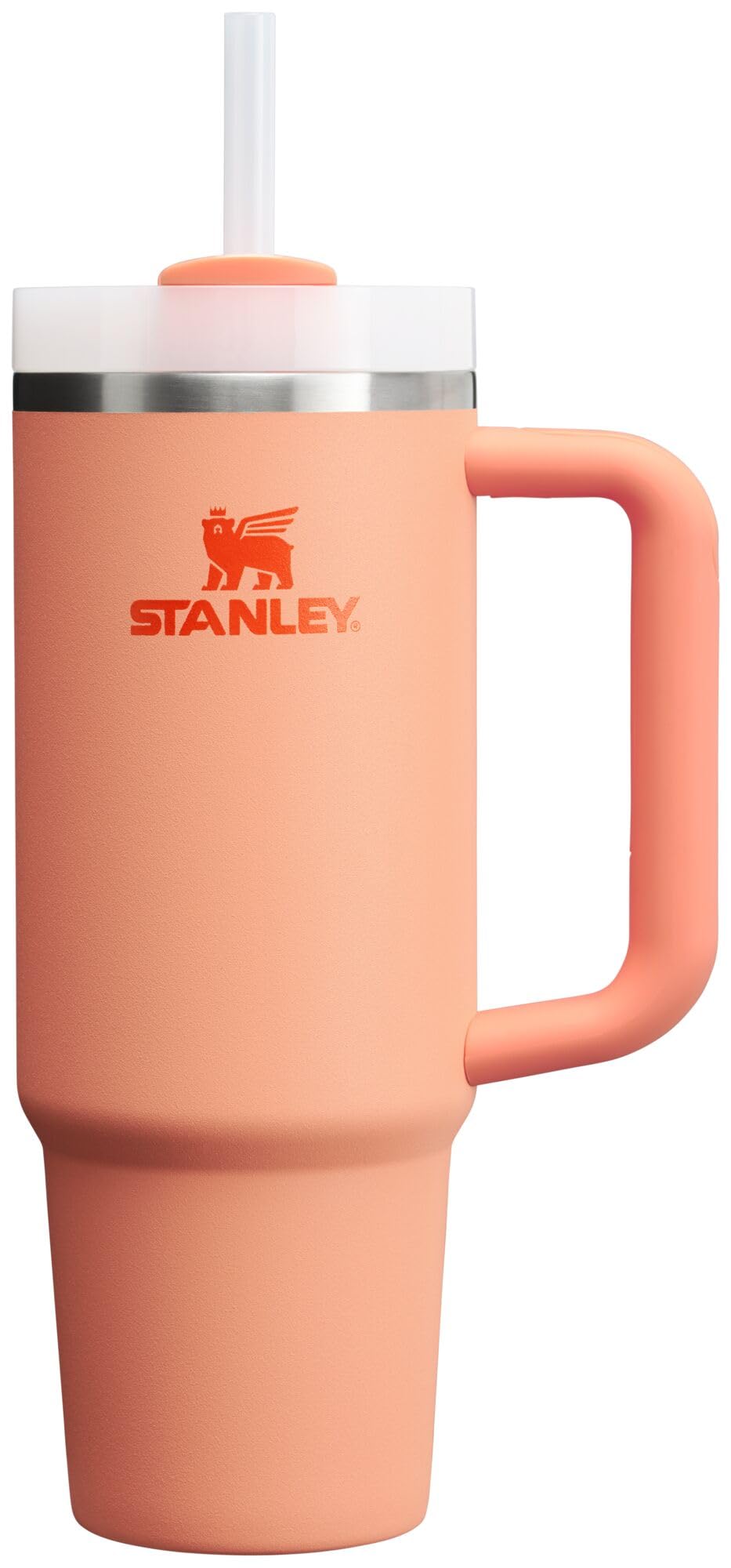 Stanley Quencher H2.0 with handle, side view for daily hydration.