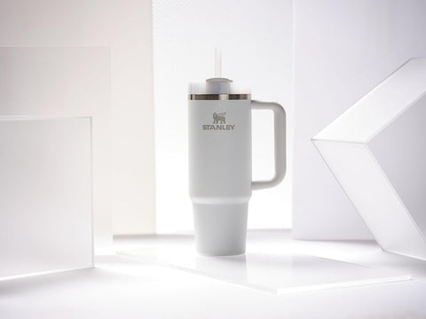 STANLEY Quencher H2.0 uses recycled stainless steel for sustainable sipping.