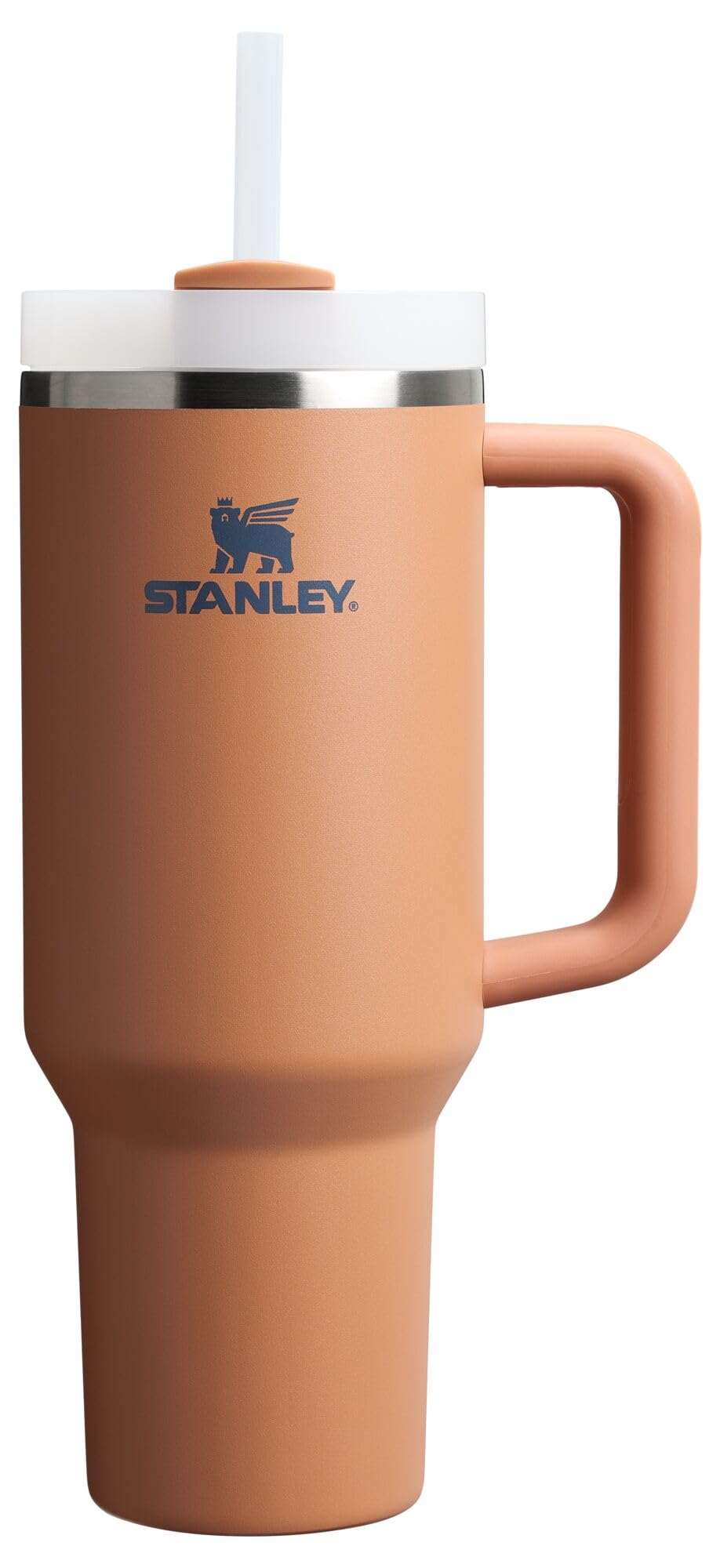 Stanley Quencher H2.0 with handle offers easy transport and secure grip.