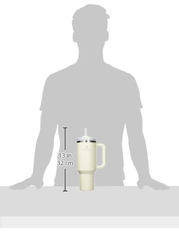 Stanley Quencher H2.0 straw in place shows secure seal during movement.
