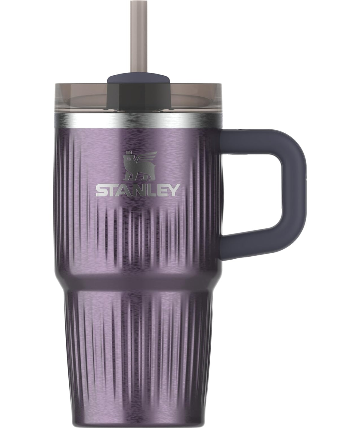 Stanley Quencher H2.0 with handle and FlowState lid, easy grip for on-the-go hydration.