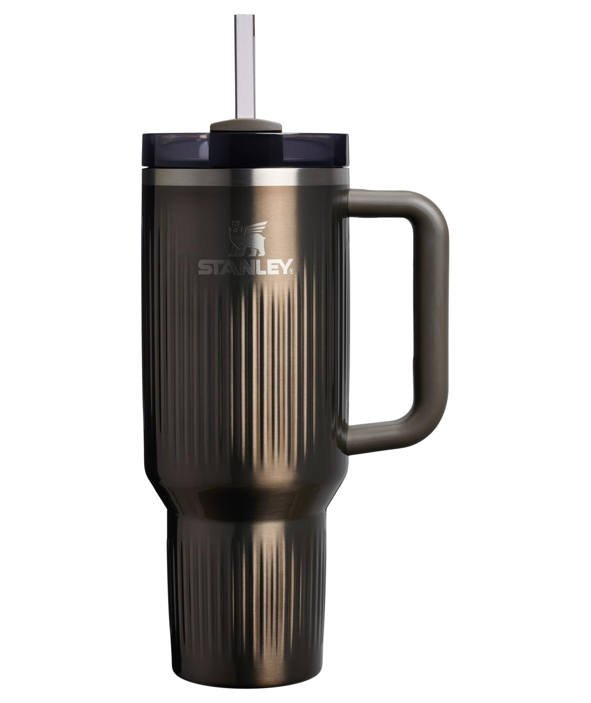 STANLEY Quencher H2.0 tumbler with handle keeps beverages cold on the go.