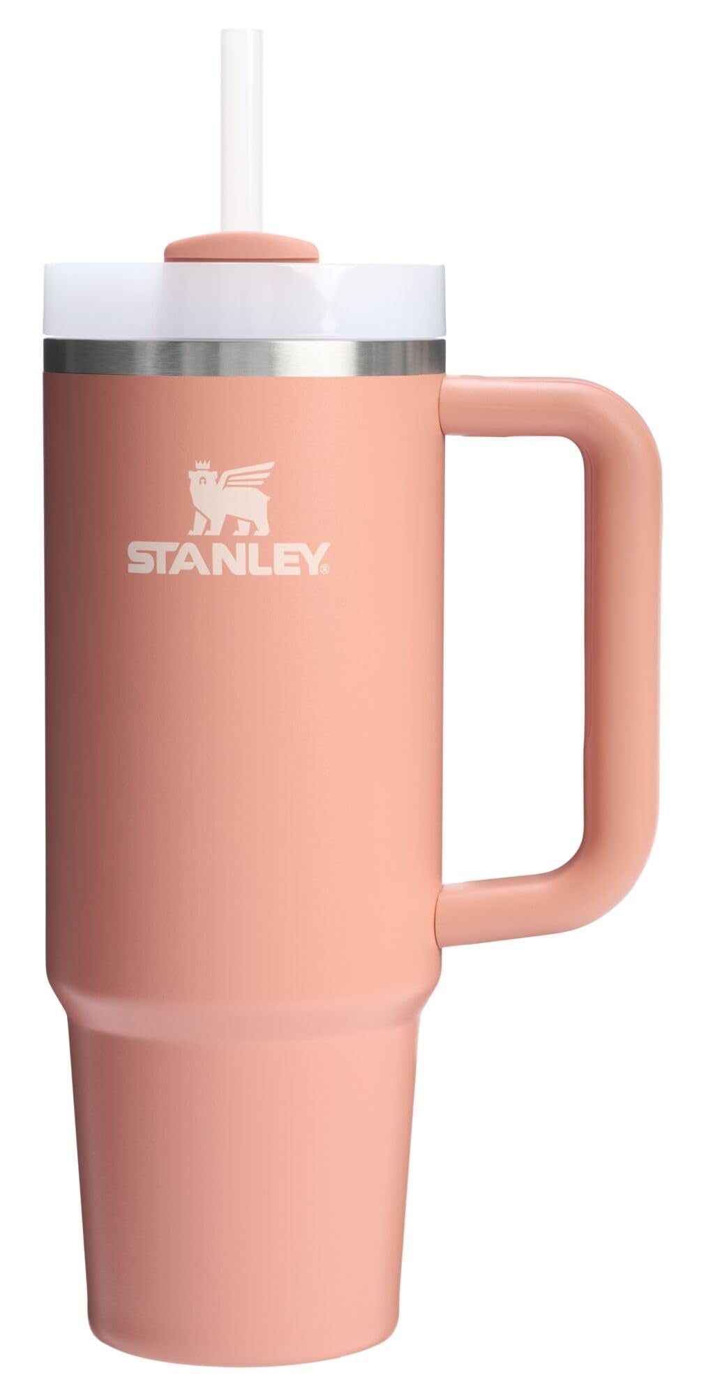 STANLEY Quencher H2.0 30 oz Desert Sienna with handle, travel-ready design