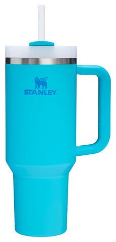 Stanley Quencher H2.0 40oz tumbler with handle keeps hydration close on the go.