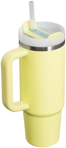 Stanley Quencher H2.0 with comfortable handle for easy carrying.