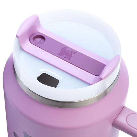 STANLEY Quencher H2.0 lilac ergonomic handle for easy carry during workouts