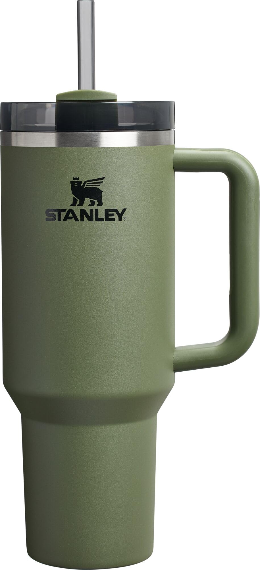 STANLEY Quencher H2.0 40 oz with handle for easy carrying on the go.