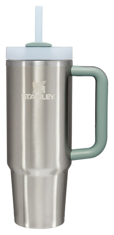 STANLEY Quencher H2.0 tumbler with handle and straw keeps drinks cold on the go.