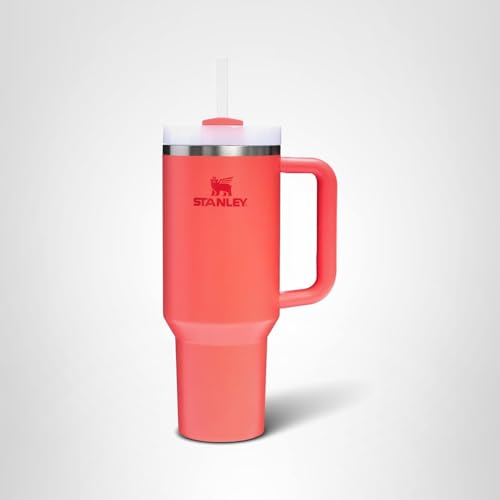 Hot Coral STANLEY Quencher adds vibrant color to your hydration setup