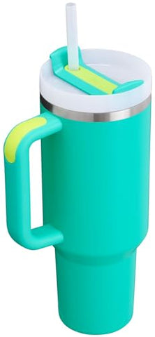 Insulated stainless steel body keeps drinks cold for hours.