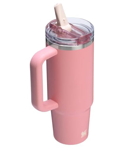 Stanley Quencher ProTour Pink Mesa comfortable handle, stable grip during travel.