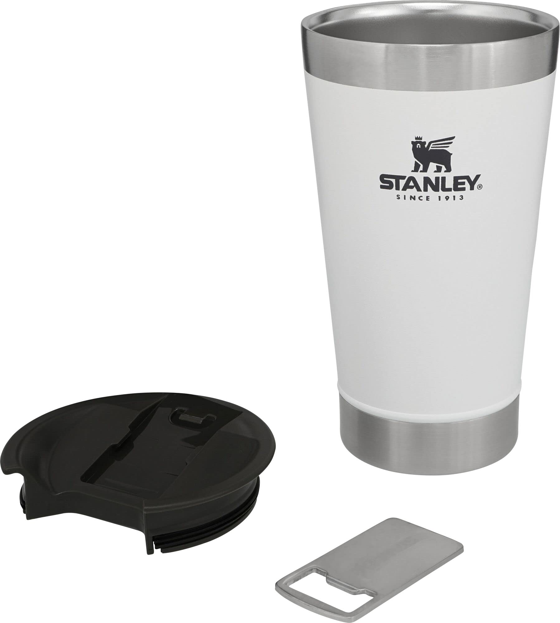 STANLEY Stay-Chill pint with double-wall insulation keeps drinks cold.