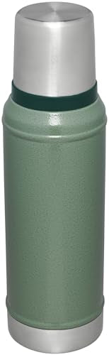 STANLEY 18/8 stainless steel vacuum bottle withstands daily wear.