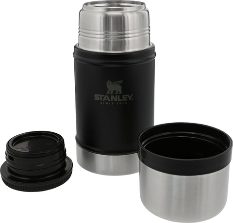 Stanley wide-mouth design enables easy filling and cleaning after meals.