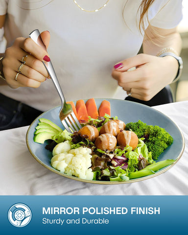 Stapava flatware with sleek square handles for a modern look