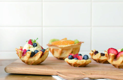 StarBlue countertop-friendly waffle maker fits on any kitchen surface