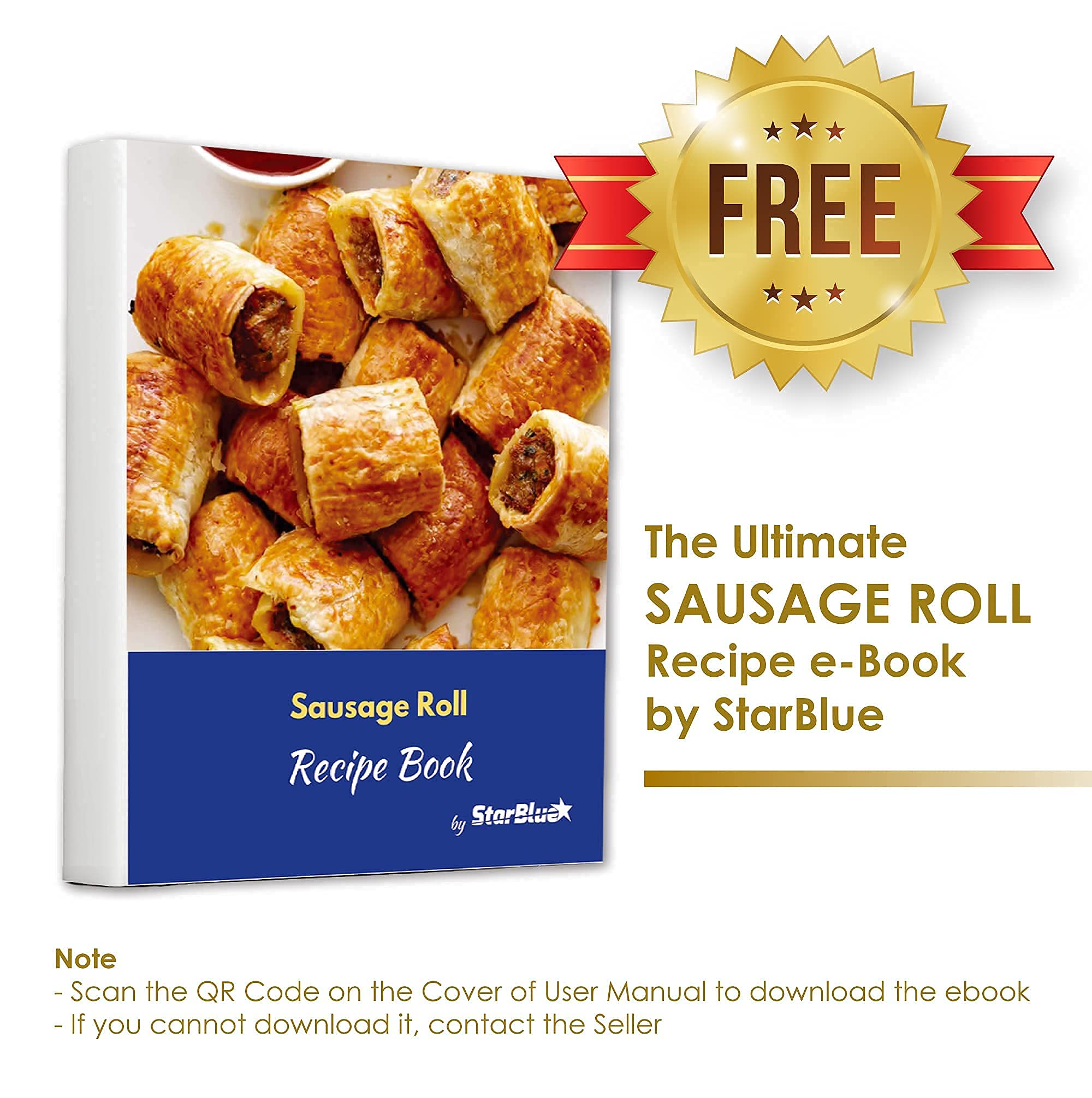 StarBlue Sausage Roll Maker compact storage in upright position.