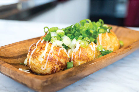 StarBlue Takoyaki Maker includes free picks for authentic preparation.