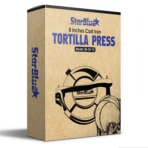 StarBlue tortilla press recipes e-book cover with meal ideas