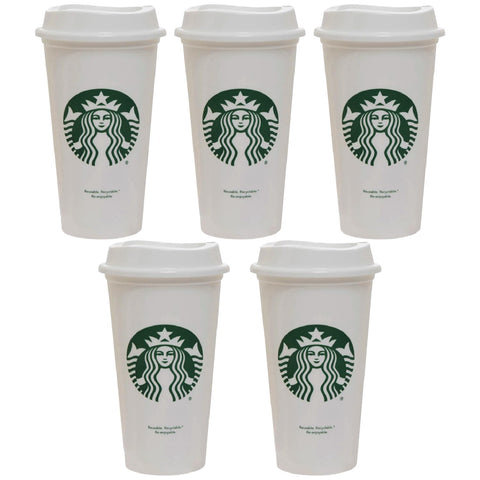 Starbucks 16oz reusable hot cup with lid for daily coffee on the go