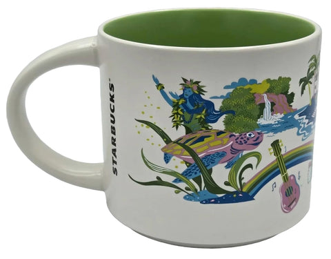 Starbucks Hawaii mug handle detail with ergonomic grip for comfortable sipping