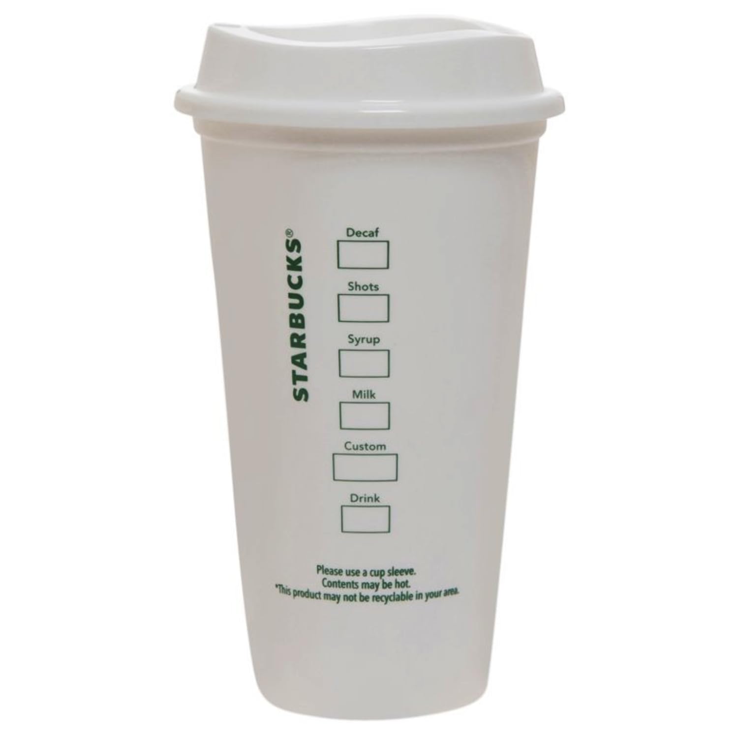 Starbucks 5 pack reusable coffee cups practical for hosting or gifting