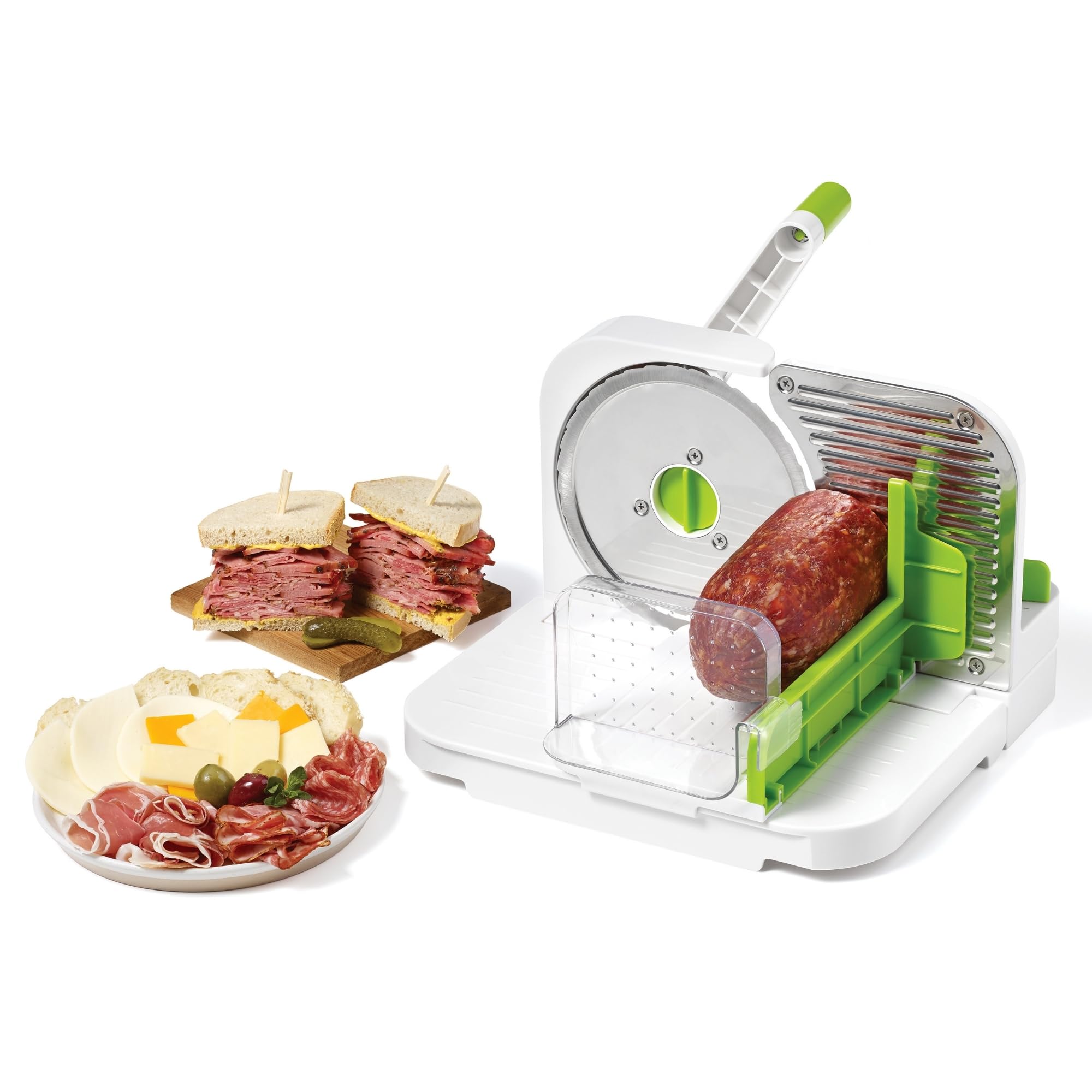 Starfrit Deli Slicer with a 6.5-inch blade for precise meat, cheese, and bread slices
