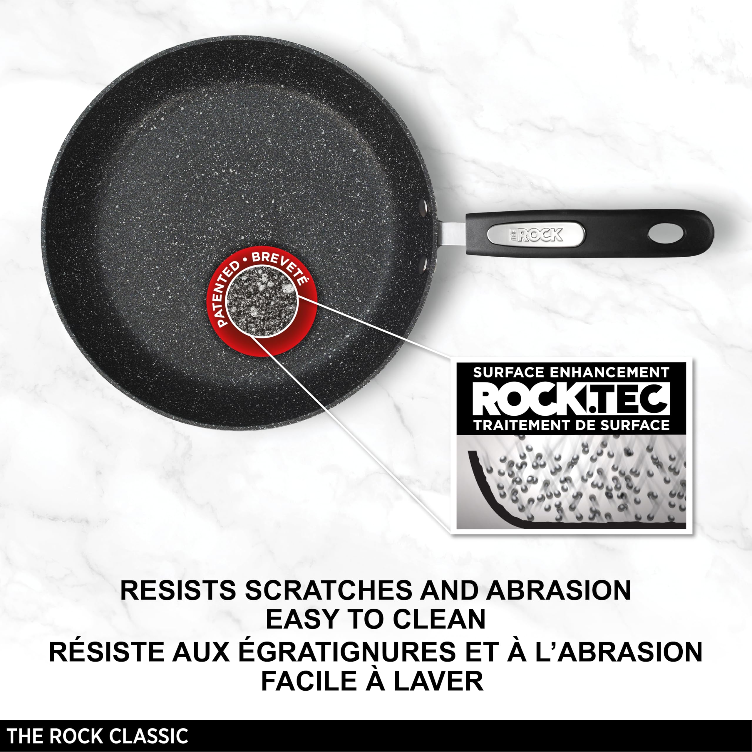 Starfrit 20cm pan with easy-clean, dishwasher-safe design after meals.