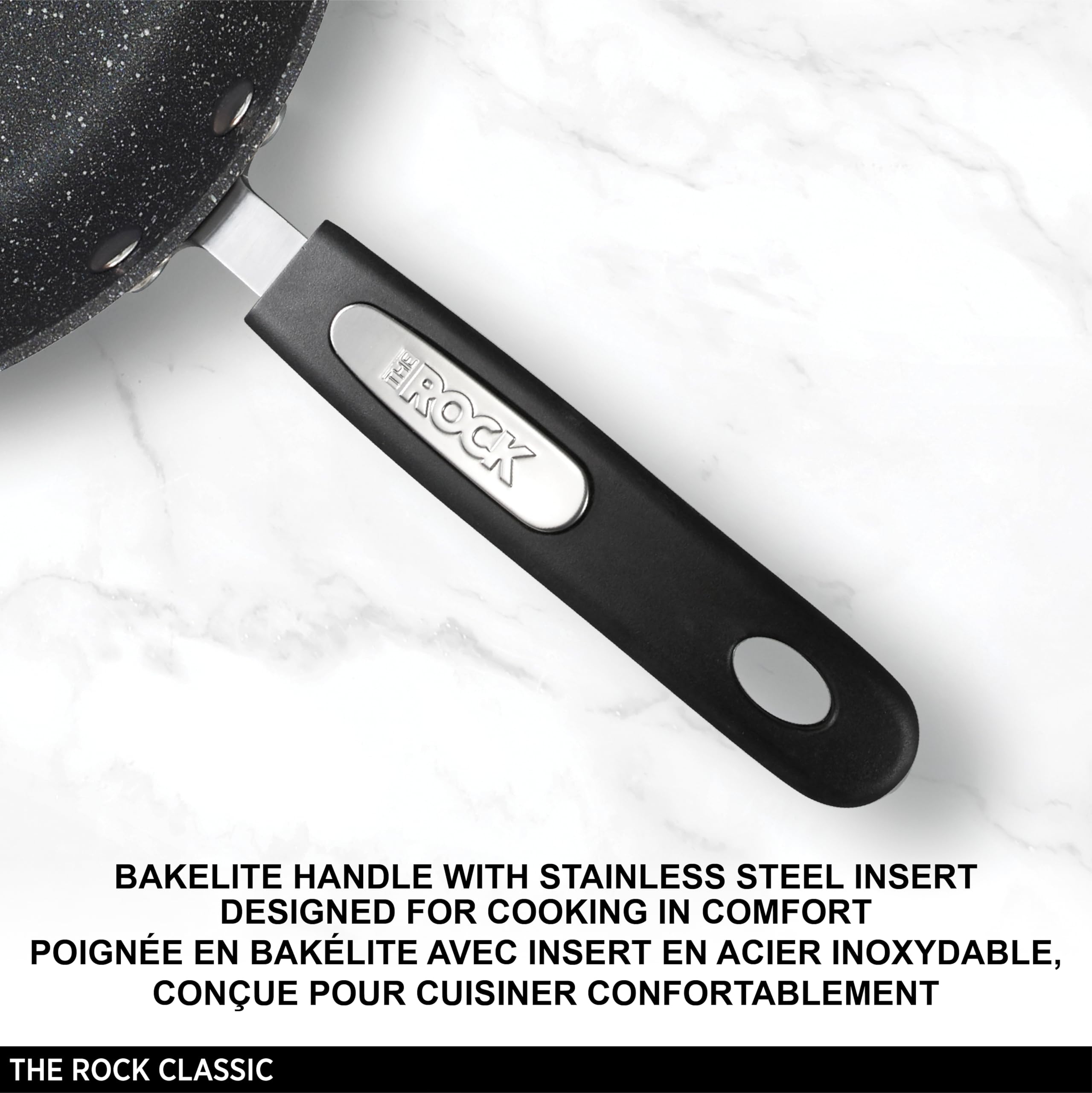 Starfrit 20cm pan is oven-safe for versatile cooking from stove to oven.