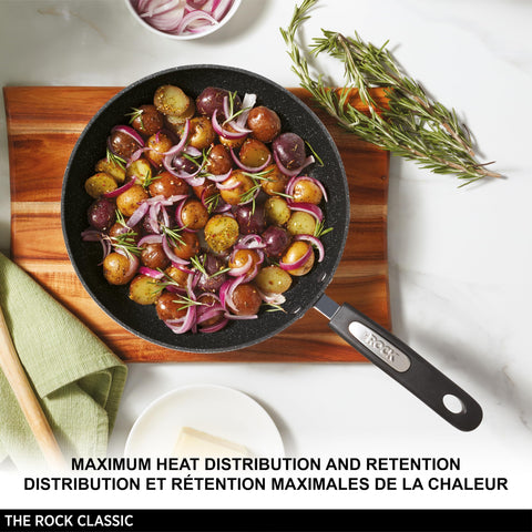 Starfrit PFOA-free non-stick 20cm pan for safer cooking experience.