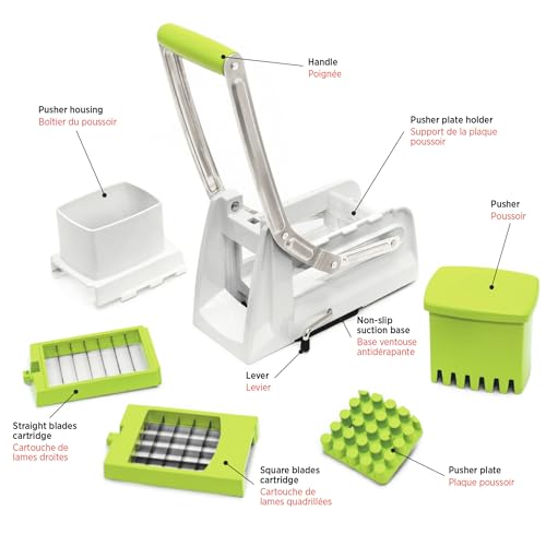 Starfrit Pro Fry Cutter & Cuber makes easy clean-up thanks to detachable components.