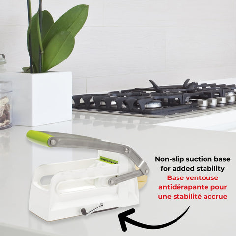 Starfrit Pro Fry Cutter & Cuber provides stable performance during busy kitchen tasks.