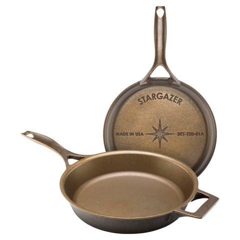 Stargazer 12-inch skillet with a smooth surface for effortless cooking.
