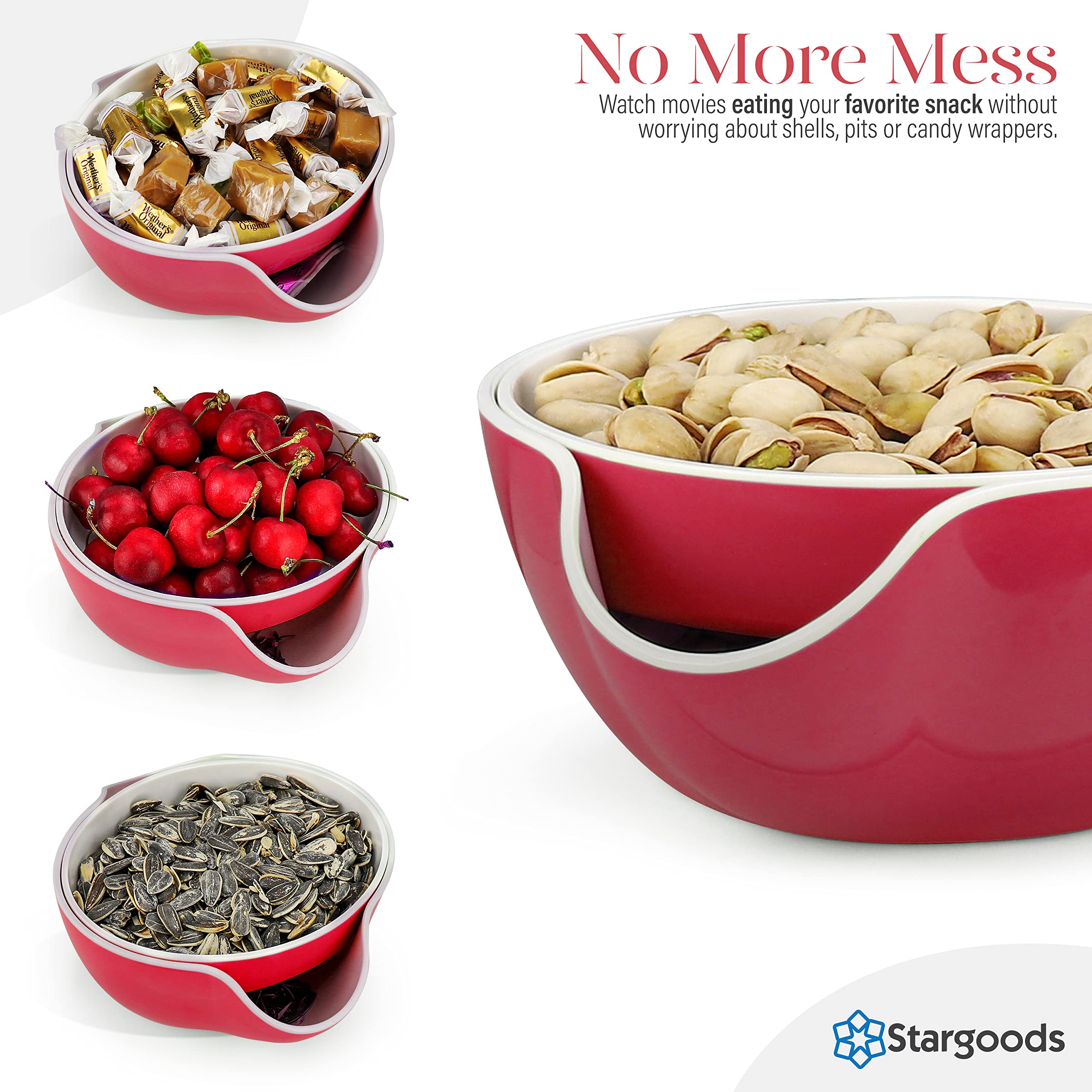 Stargoods Pistachio Bowl fruits-candies use keeps treats organized and accessible.