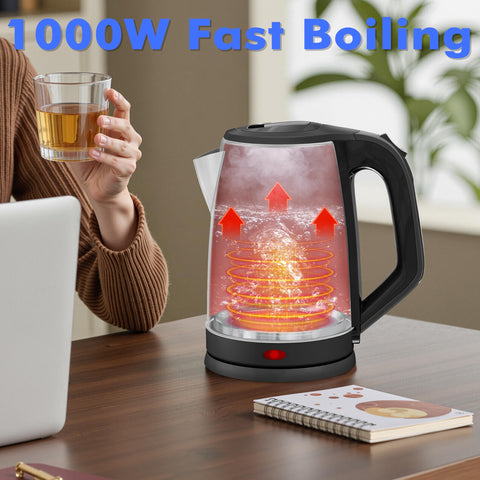 Stariver 2.5L kettle lid open view for easy filling and cleaning