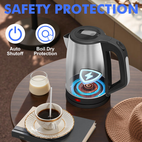Stariver 2.5L kettle stainless steel body ensures BPA free pure water