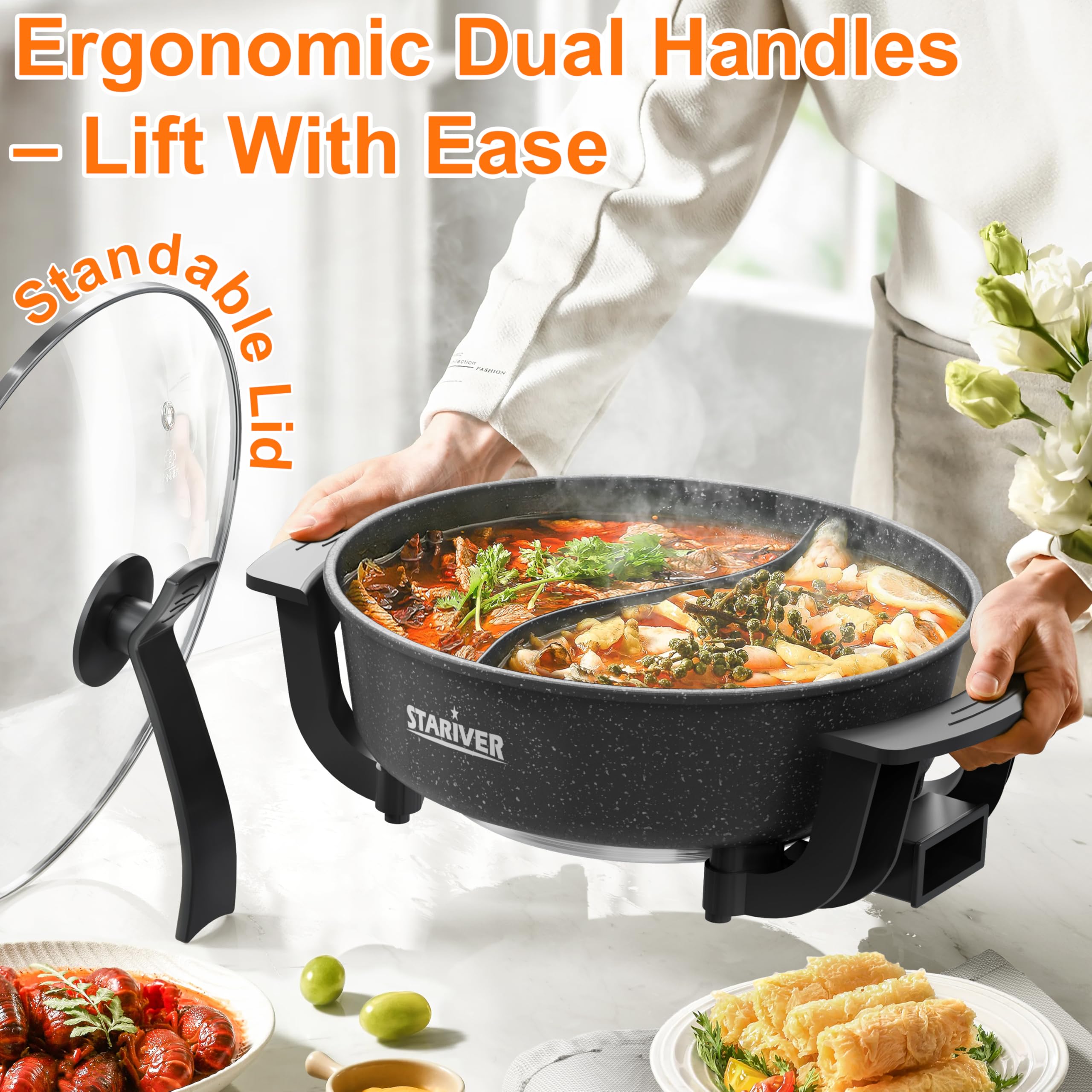 Stariver 6L capacity designed to serve 8–12 guests at gatherings.